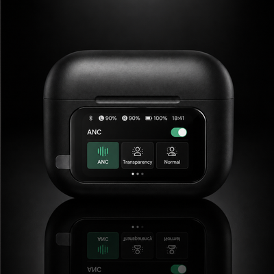ETTA Buds ANC Wireless Earbuds with Smart LCD Display